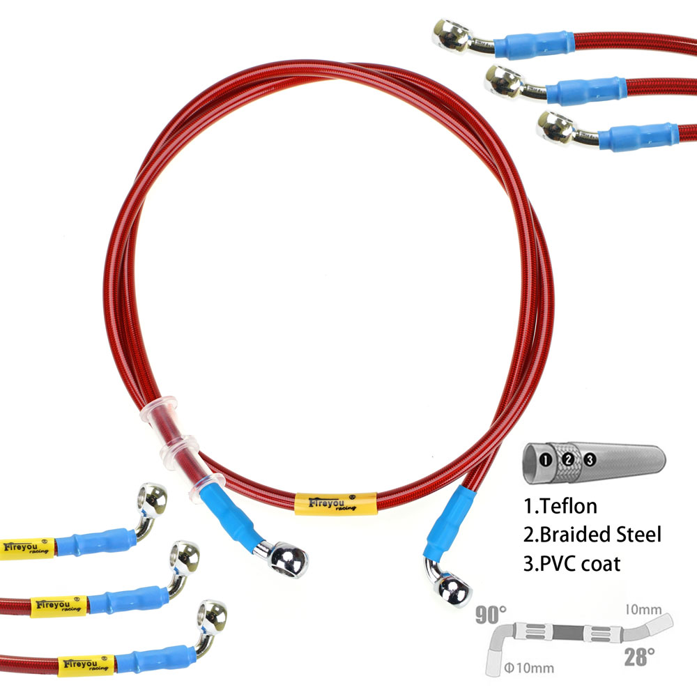 Motorcycle Brake Cable - Cable de línea DOT hidráulico de